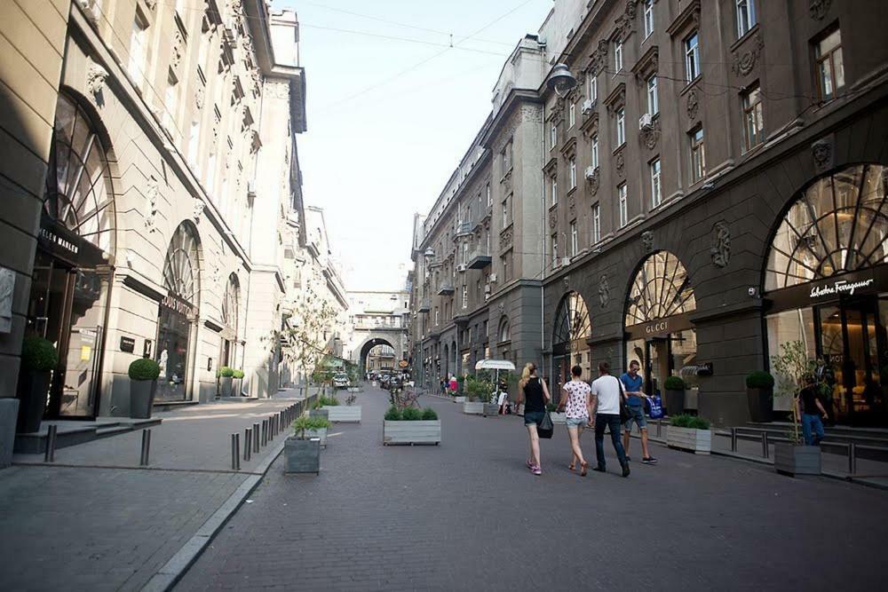 Independence Square - Khreschatyk. View On Independence Sq. Fountains Κίεβο Εξωτερικό φωτογραφία